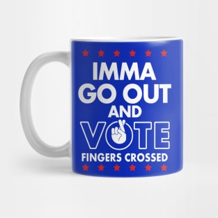 Presidential Election 2024 Vote Register and Vote Democrat Republican Independent Political Meme Mug